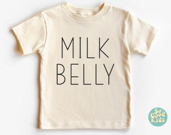 Milk Belly Shirt, Milk Belly Bodysuits, Funny Newborn Bodysuit, Funny Baby Shirt, Baby Shower Gift, Baby Girl Bodysuit, Baby Boy Bodysuit