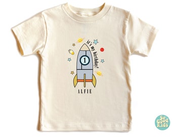 Birthday Kids Rocket Shirt, Custom Name Shirt, Space Adventure Shirt, Kids Astronaut Shirt, Galaxy Baby Shirt, Boys Astronaut Shirt