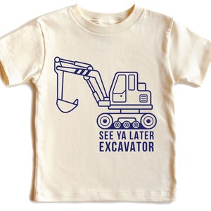 Construction Kids Shirt, Excavator Kids Shirt, Construction Birthday Shirt, Baby Boy Tshirt, Toddler Shirt, Toddler Boy Clothes