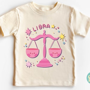 Libra Kids Shirt, Zodiac Toddler Shirt, Newborn Gift Idea, Toddler Shirt, Libra Zodiac Baby Bodysuit, Zodiac Shirt Kids, Astrology Bodysuit
