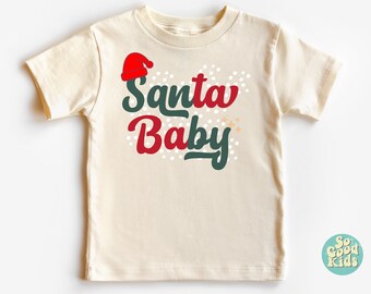 Santa Baby Shirt, First Christmas Gift, Santa Baby Bodysuit, Funny Christmas Babysuit, Newborn Gift for Christmas, My First Christmas Tee
