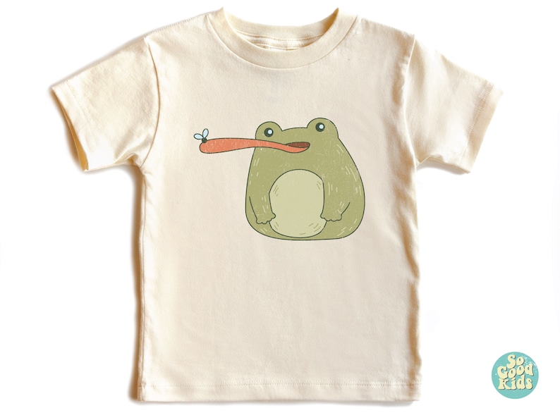 Frog Kids Shirt, Cute Frog Shirt, Frog Lover Shirt, Frog Gift Shirt, Pet Frog Shirt, Birthday Shirt, Animal Kids Shirt afbeelding 1