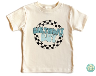 Birthday Boy Baby Shirt, Modern Trendy Shirt for Boys on Birthday, Birthday Party Shirt, Toddler Shirt,  Boys Natural Toddler Shirt