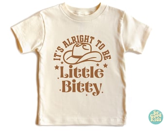 Western Baby Clothes,It's Alright to be Little Bitty, Lil Country Shirt, Baby Bodysuit, Newborn Gift Idea, Country Toddler Shirt
