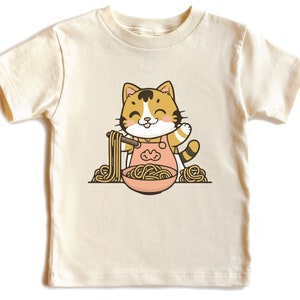 Noodle Cat Shirt, Foodie Lover Shirts, Japanese Noodle, Cat Noodle T-Shirts, Cat Lover Shirts, Retro Cat Tees,Kitten Outfits