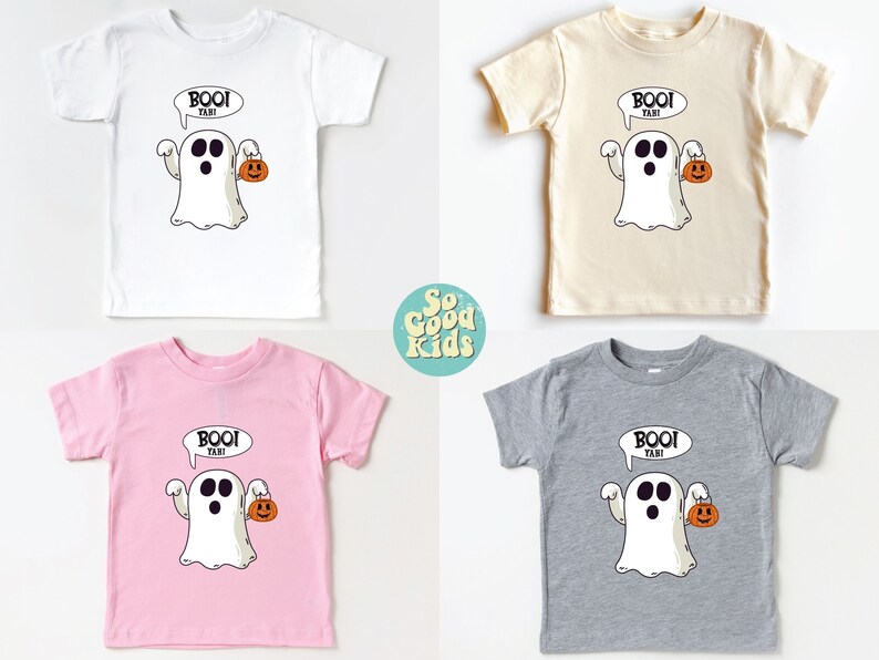 Chemise fantôme d'Halloween, chemise Boo Jee, chemise Boo, chemise fantôme effrayant, chemise fantôme saison effrayante, chemise Spooky Vibes, cadeau d'Halloween image 4