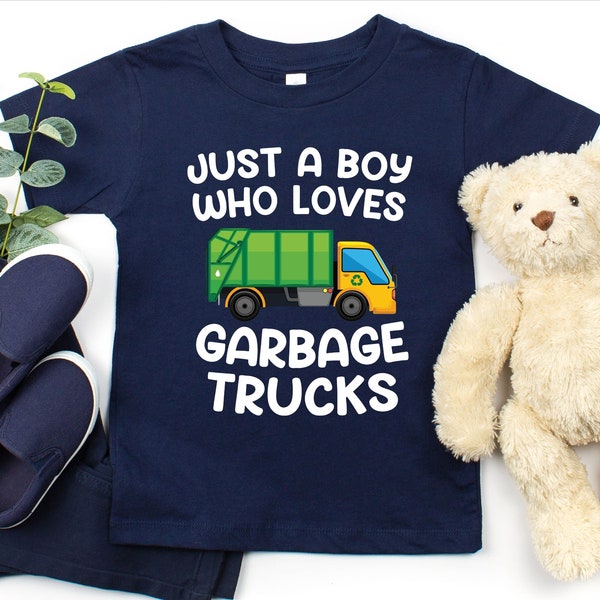 Garbage Truck Shirt, Boys Trash Truck Shirt, Birthday Trash Truck Shirt, Boys Recycling Truck Tshirt, Kids Trucks Shirt, Shirt for Boys