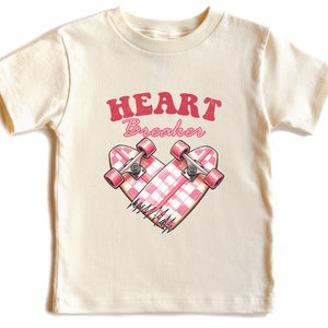 Heart Breaker Shirt, Skateboard Shirt, Valentine’s Day Shirt, Love Kids Shirt, Valentine Baby Shirt, Toddler Shirt, Happy Valentines Shirt