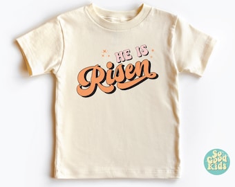 He Is Risen Shirt, Christian Easter Kids Shirt, Motivational Christian Shirt, Toddler Shirt, Easter Day Kids Shirt, Jesus Baby Shirt
