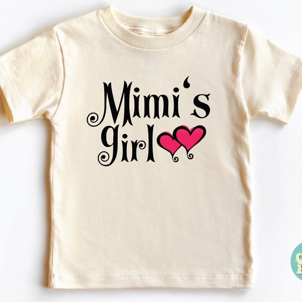 Mimi's Girl Toddler Shirt, Pink Heart Baby Shirt, Valentine Kids Shirt, Mimi Toddler Shirts, Mommy's Girl Bodysuit, Baby Mimi Outfits