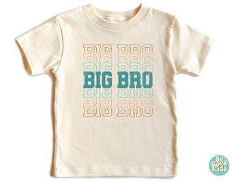 Big Bro Kids Shirt, Big Brother Toddler Tee, Sibling Pregnancy And New Baby Announcement Shirt, Kids Gift Shirt