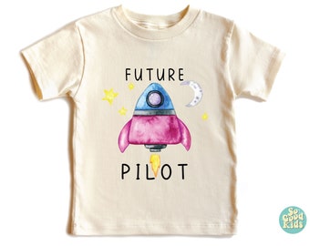 Toddler Pilot Shirt, Kids Aviator Shirt, Kids Gift Shirt, Airplane Kids Shirt, Newborn Baby Shirt, Flying Kids Shirt