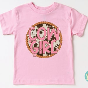 Cowgirl Shirt, Toddler Shirt, Southern Rodeo Shirt, Gifts for Kids, Western Kids Shirt, Cow Lover Shirt