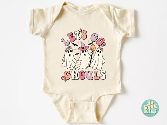 Halloween Bodysuit, Cute Halloween Shirt, Infant Halloween Bodysuit, Newborn Gift Idea for Halloween, Let's Go Ghouls Halloween Bodysuit