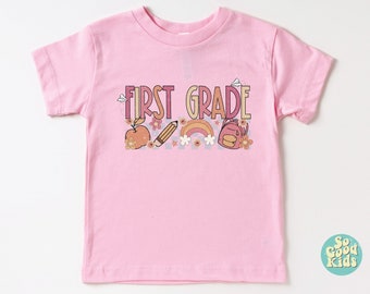 First Grade Kids Shirt, Back To School Toddler Shirt, First Day Of School, Grade Shirt, First Grade Toddler Shirt, 1st Day Of School Shirt