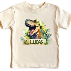 Customized Dinosaur Shirt, Custom Name Trex Shirt, Toddler Shirt, Dinosaur Shirt for Kids, Kids Dinosaur Shirt, Personalized Dinosaur Shirt