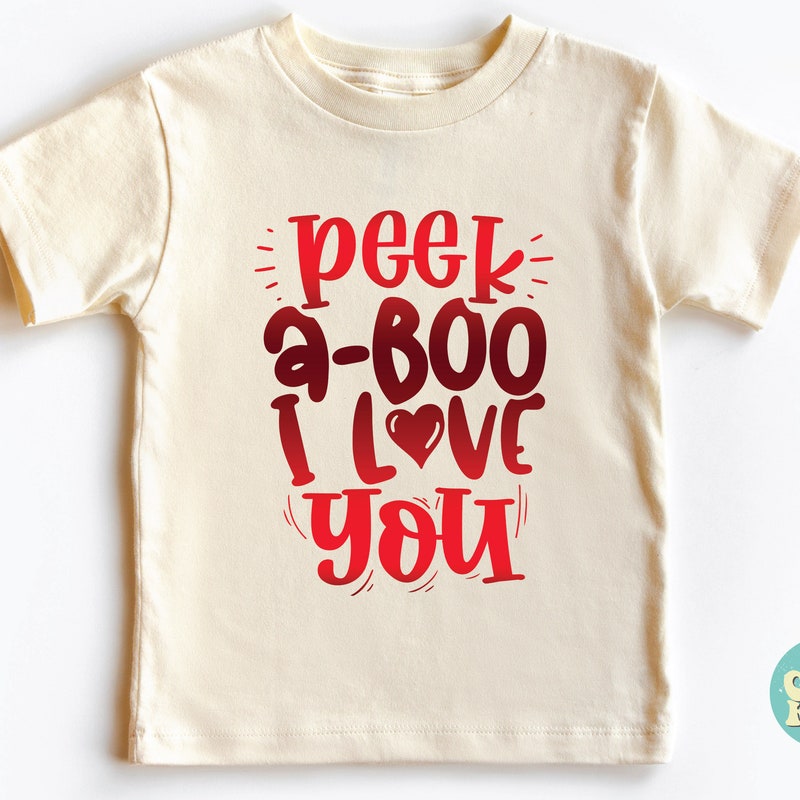 Peek A Boo Heart Tee Unisex main image 1