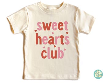 Retro Sweet Heart Toddler Shirt, Happy Valentine’s Day Shirt, Valentines Kids Gift, Newborn Valentine Clothing, First Valentine Outfit,