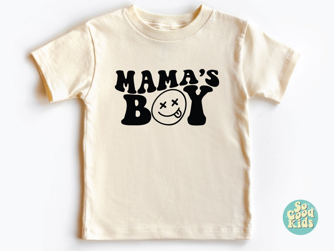 Mama's Boy Toddler Shirt, Cute Mother's Day Kids Shirt, Toddler Shirt