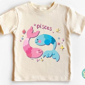 Pisces Kids Shirt, Zodiac Toddler Shirt, Newborn Gift Idea, Toddler Shirt, Pisces Zodiac Baby Bodysuit, Zodiac Shirt Kids, Astrology Shirt