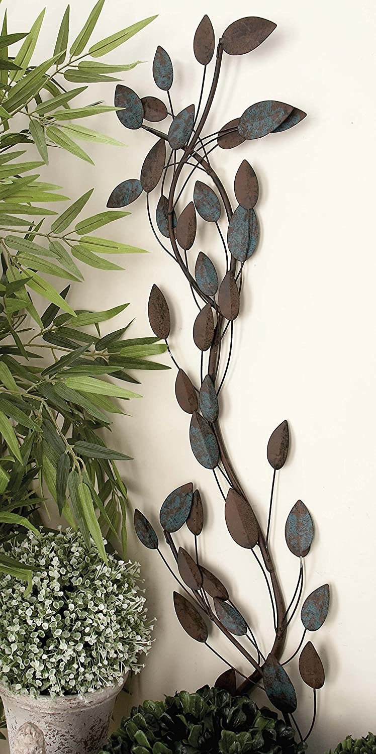 Metal Leaves Wall Decor Leaf Wall Hanging Living Room Wall Art Metal