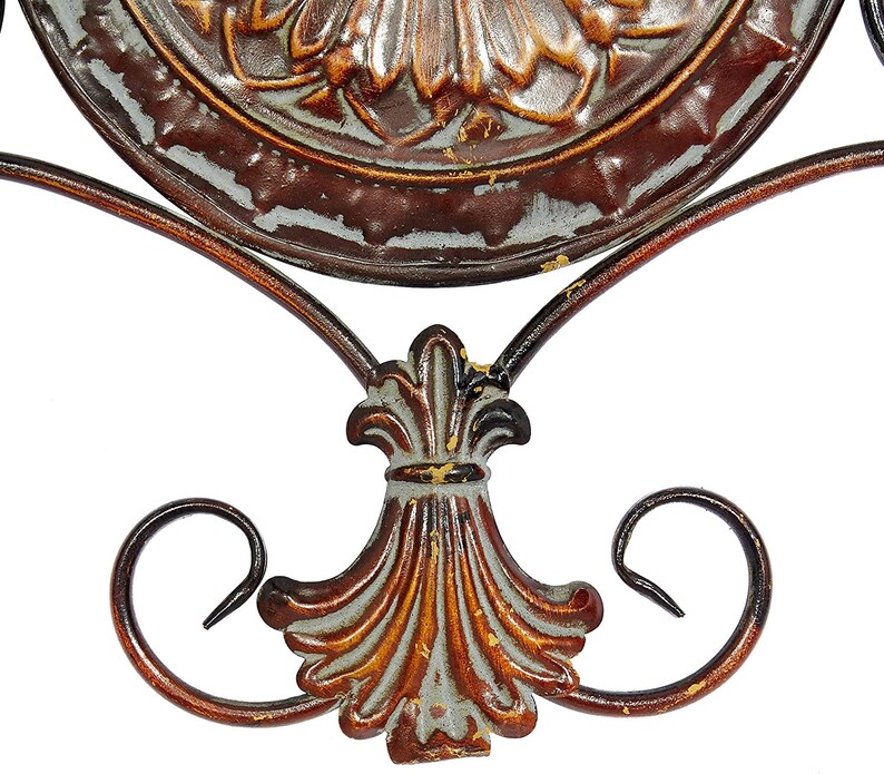 Large Rustic Metal Scroll Wall Decor Rustic Wall Decor Etsy