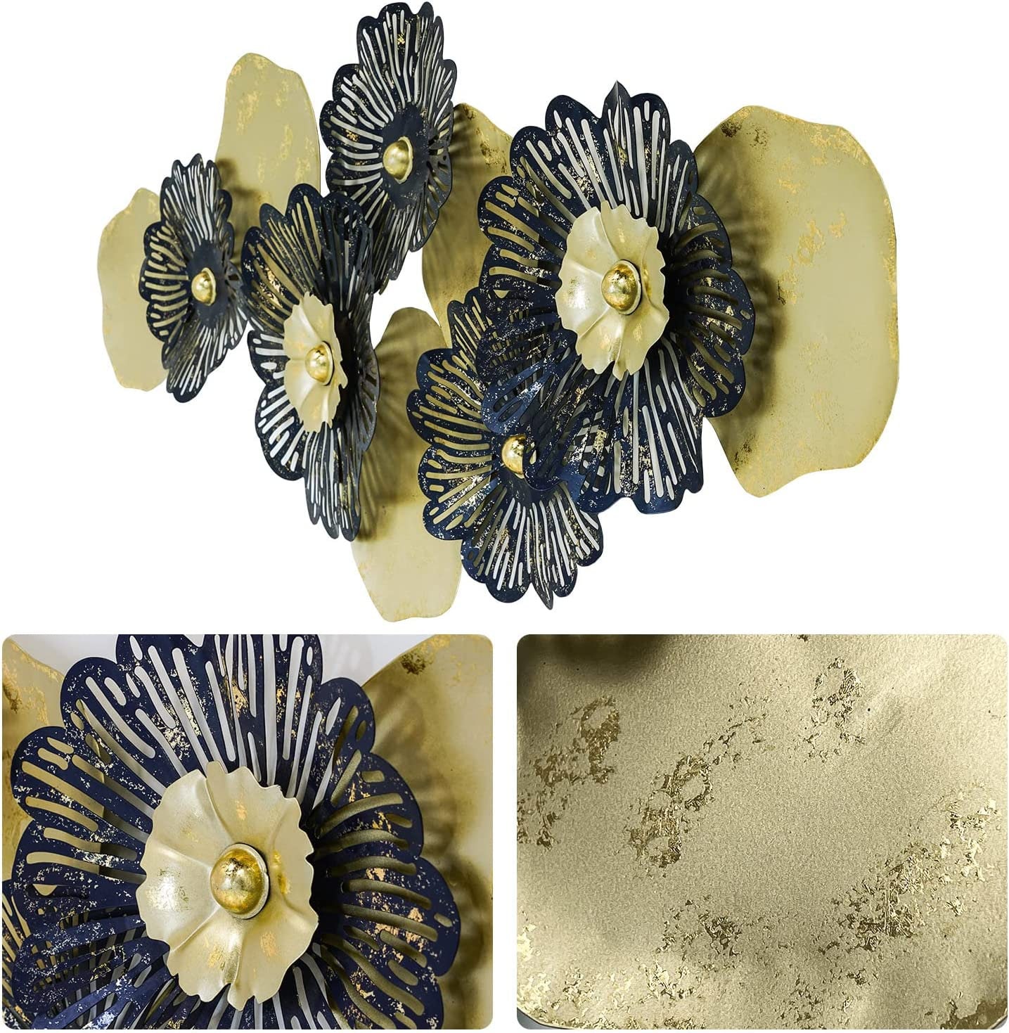 3D Luxury Rustic Metal Wall Decor Living Room Wall Art Etsy