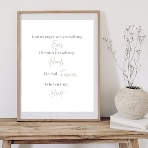 Printable word art Grief Gift| Inspirational Wall Art| Sympathy| minimalist home decor | digital download