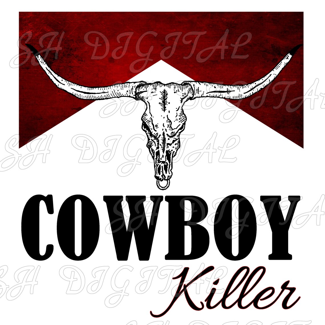 Cowboy Killers Vintage Style Cowboy Skeleton Western Etsy UK