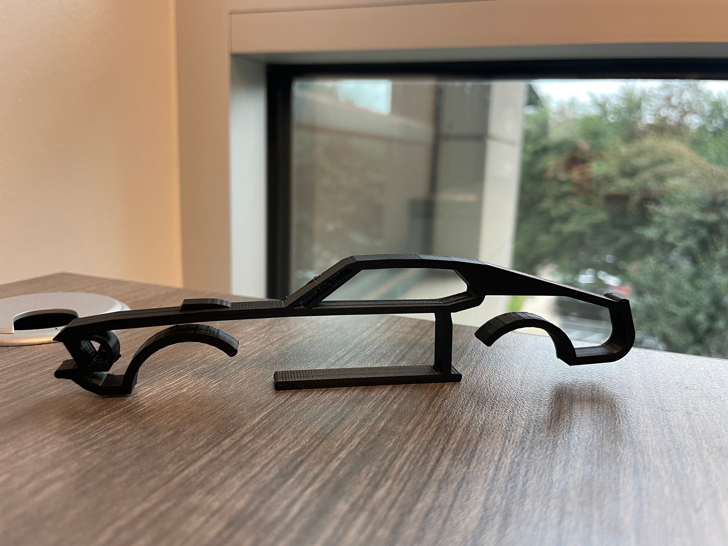 Custom Car Silhouette Desk Decoration Car Enthusiast Gift Etsy