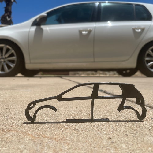 Custom Car Silhouette Desk Decoration || Car Enthusiast Gift || Gift for Car Lovers || Gift for Dad || Car Accessories for Men