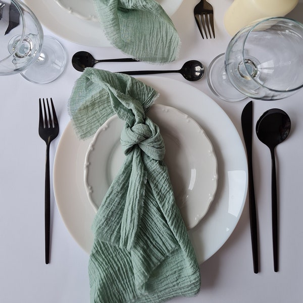 Muslin Napkins Etsy