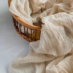 Sand Ceremony Cheesecloth Table Runner Boho wedding centerpieces gauze table runner Hand dyed cotton for Aisle Bridal shower Party decor