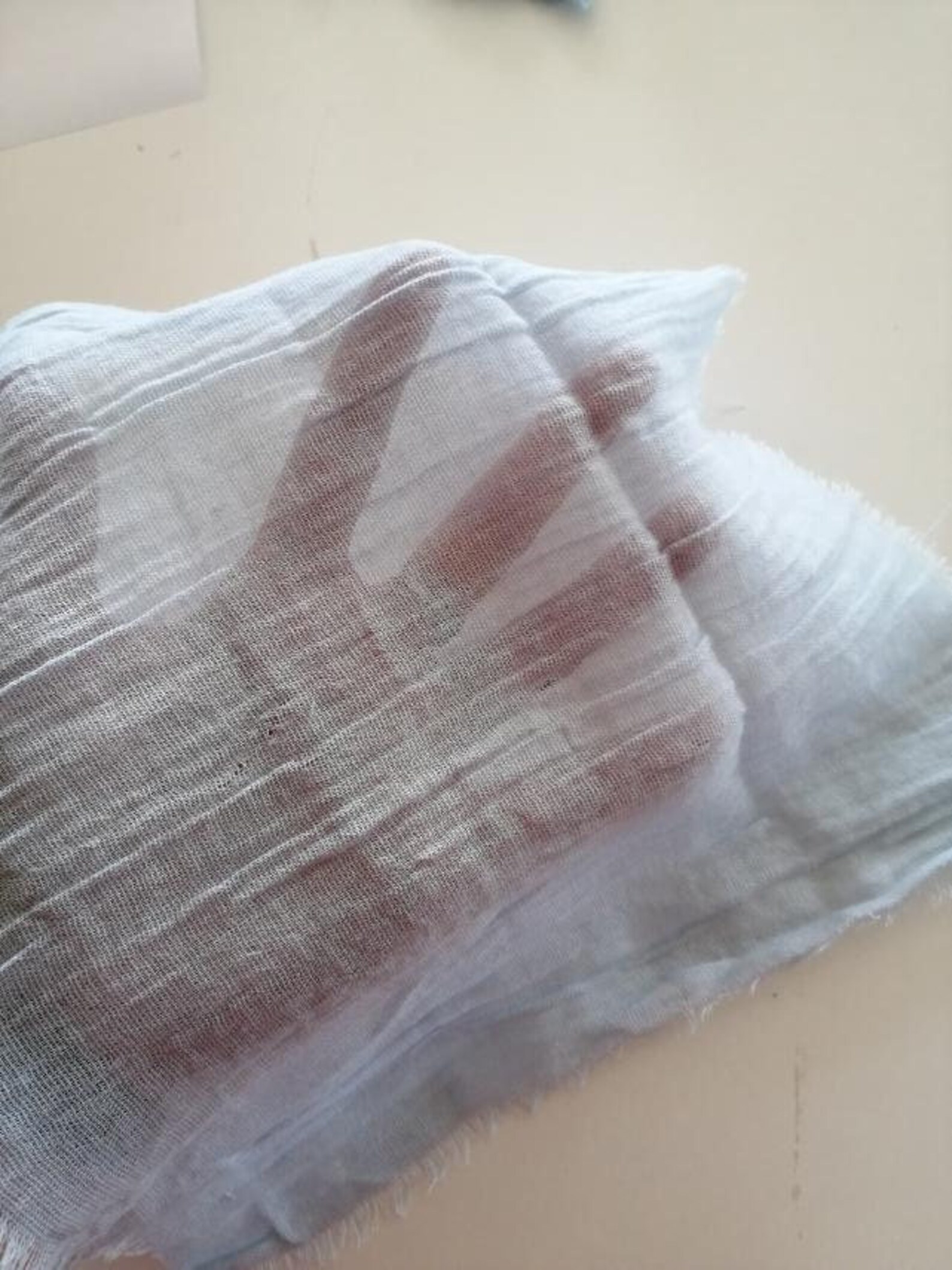 Dusty Blue Gauze Napkins Rustic Wedding Decor Set Etsy