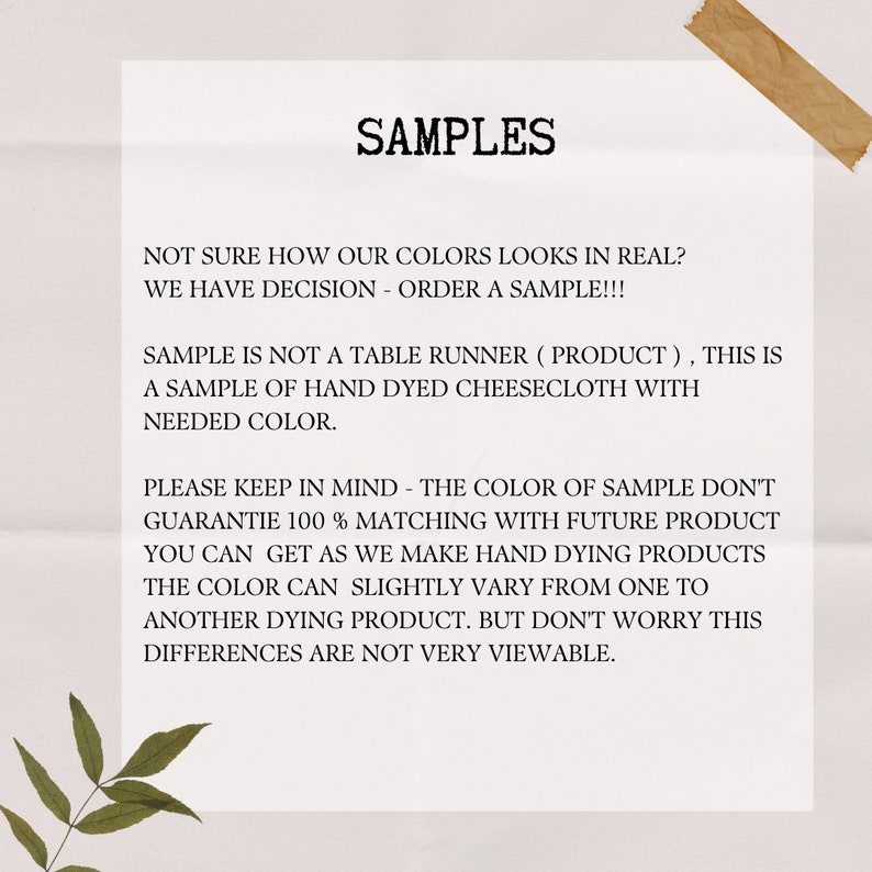 Cotton napkin samples are essential for selecting the perfect color and texture for your rustic wedding, boho wedding, or farmhouse decor. Order samples to experience the quality and find the ideal match for your palette.