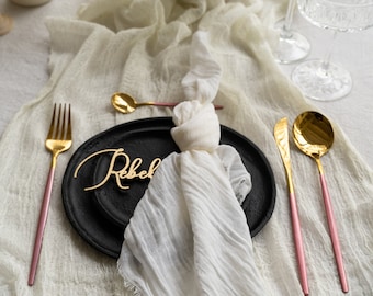 Ivory gauze napkins soft cloth napkins set elegant wedding napkins cocktail party napkins embroidered dinner napkins cloth napkins bulk