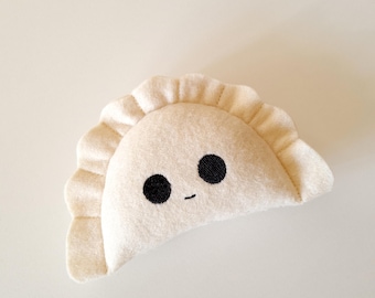 Handmade Felt Cat Toy Pierogi – Plush Kicker Toy, Cat Gift for Cat Lovers