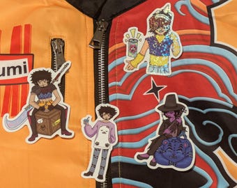 Demon Hearts Stickers