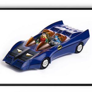 Fine Art Print - Vintage Batmobile - Superhero Print - Fine Art Photography - Large Format