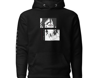 UNDEAD Hoodie (Front and right sleeve design) Skull Hoodie UNISEX HYPERGHAST