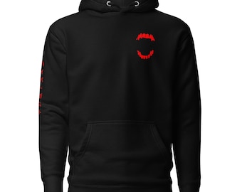 VAMPIRE Hoodie (Front, Back and Right sleeve design!) HYPERGHAST