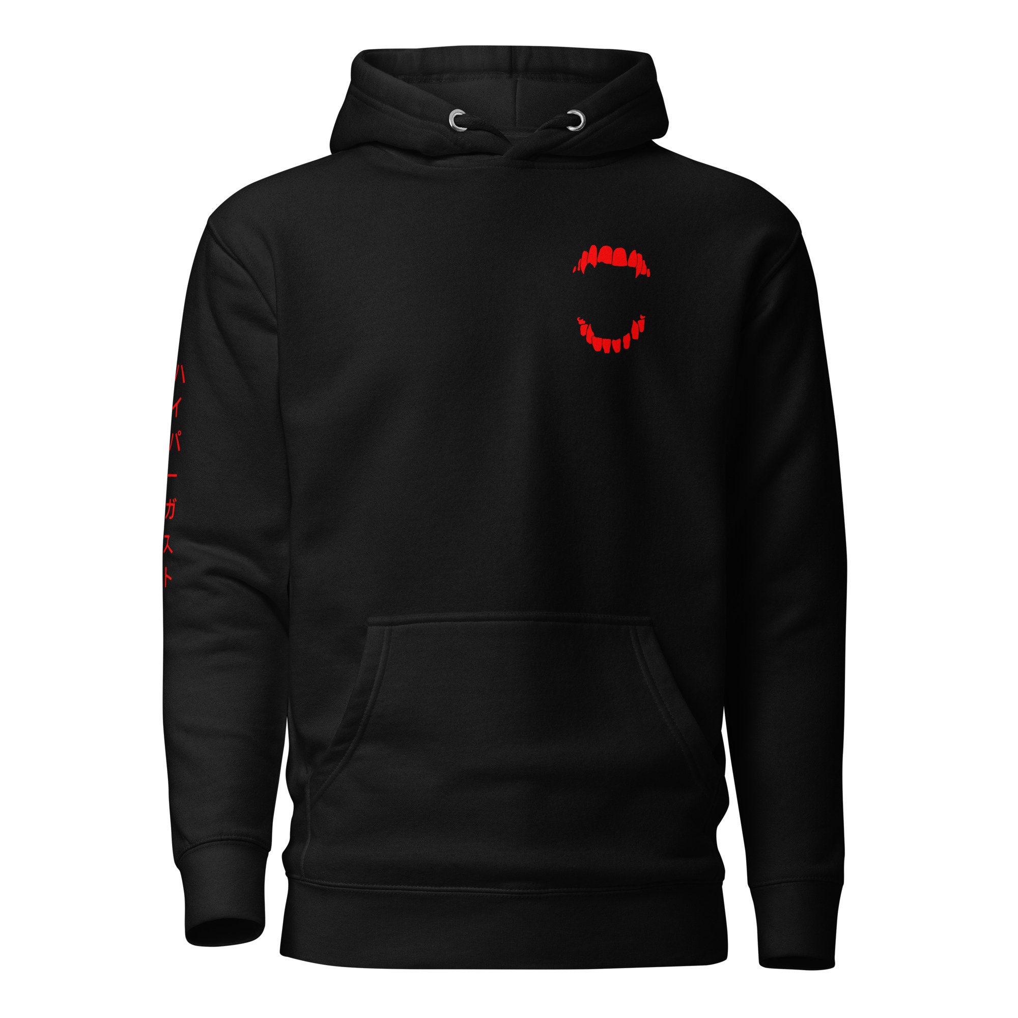 Vampire Teeth Hoodie - Etsy