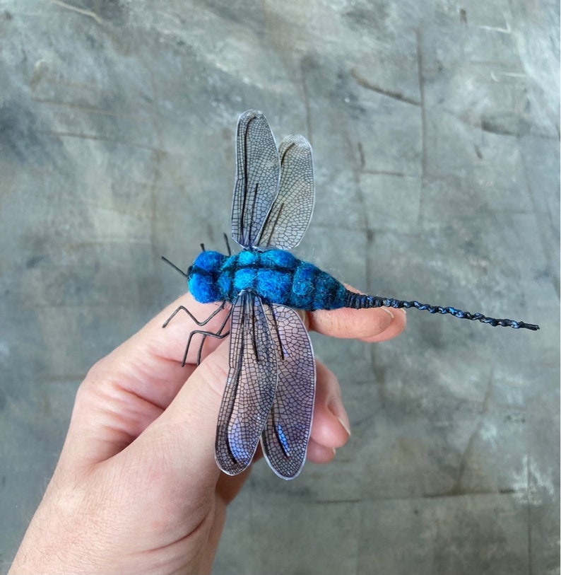 Dragonfly-replica-3d-brooch-Handmade-realistic-fake-insect-jewelry