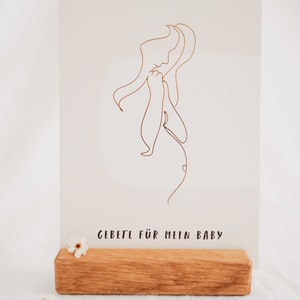 Gebete für mein Baby | Schwangerschaftskarten | Babyparty