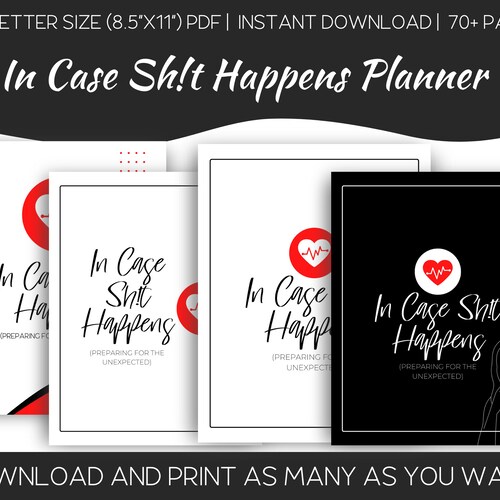 End of Life Planner Emergency Binder If I Die Binder - Etsy