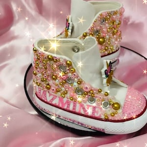 Bling converse sneakers | Custom Shoes | Kids Shoes