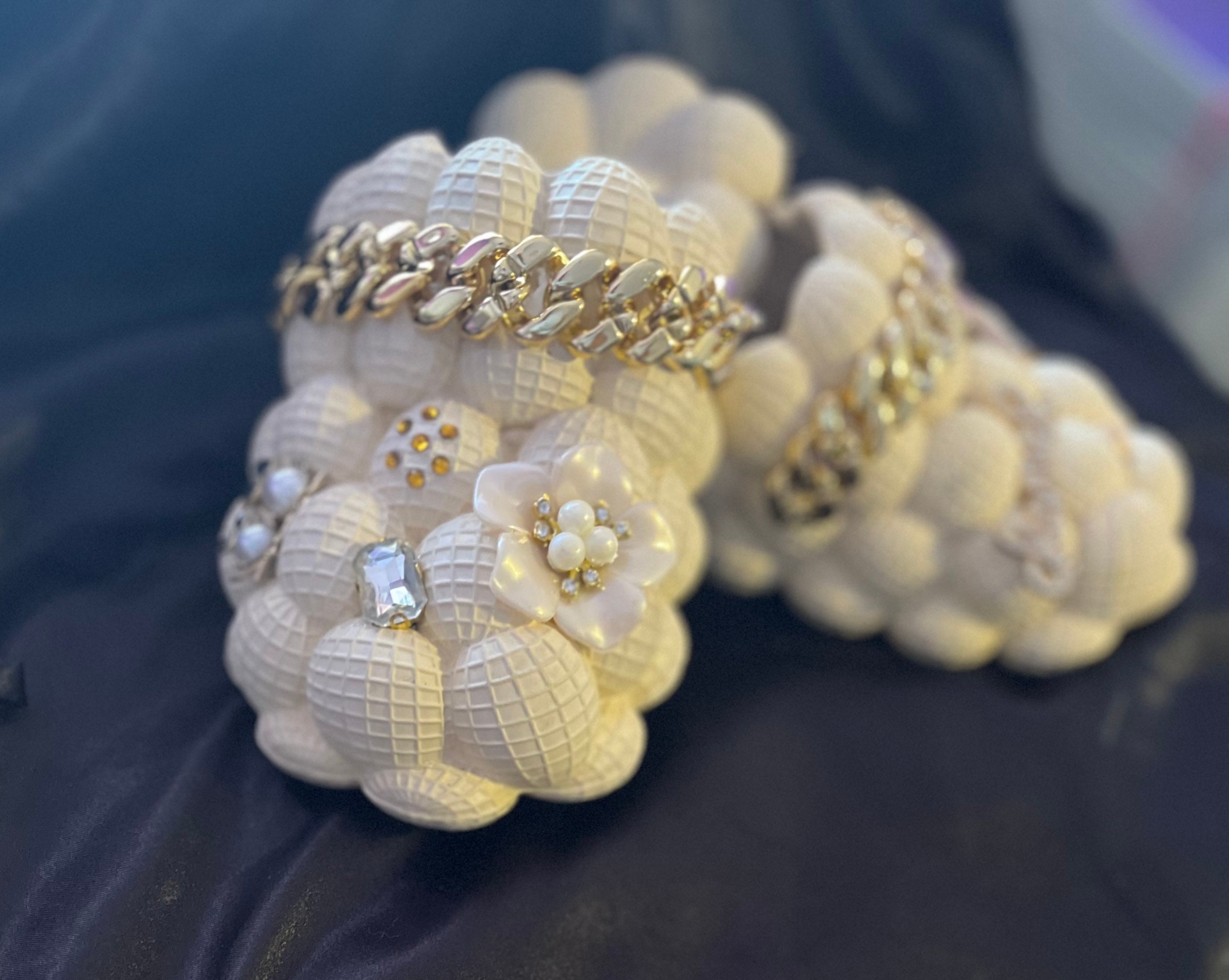 Custom Bubble Slides With Rhinestones and Charms Etsy