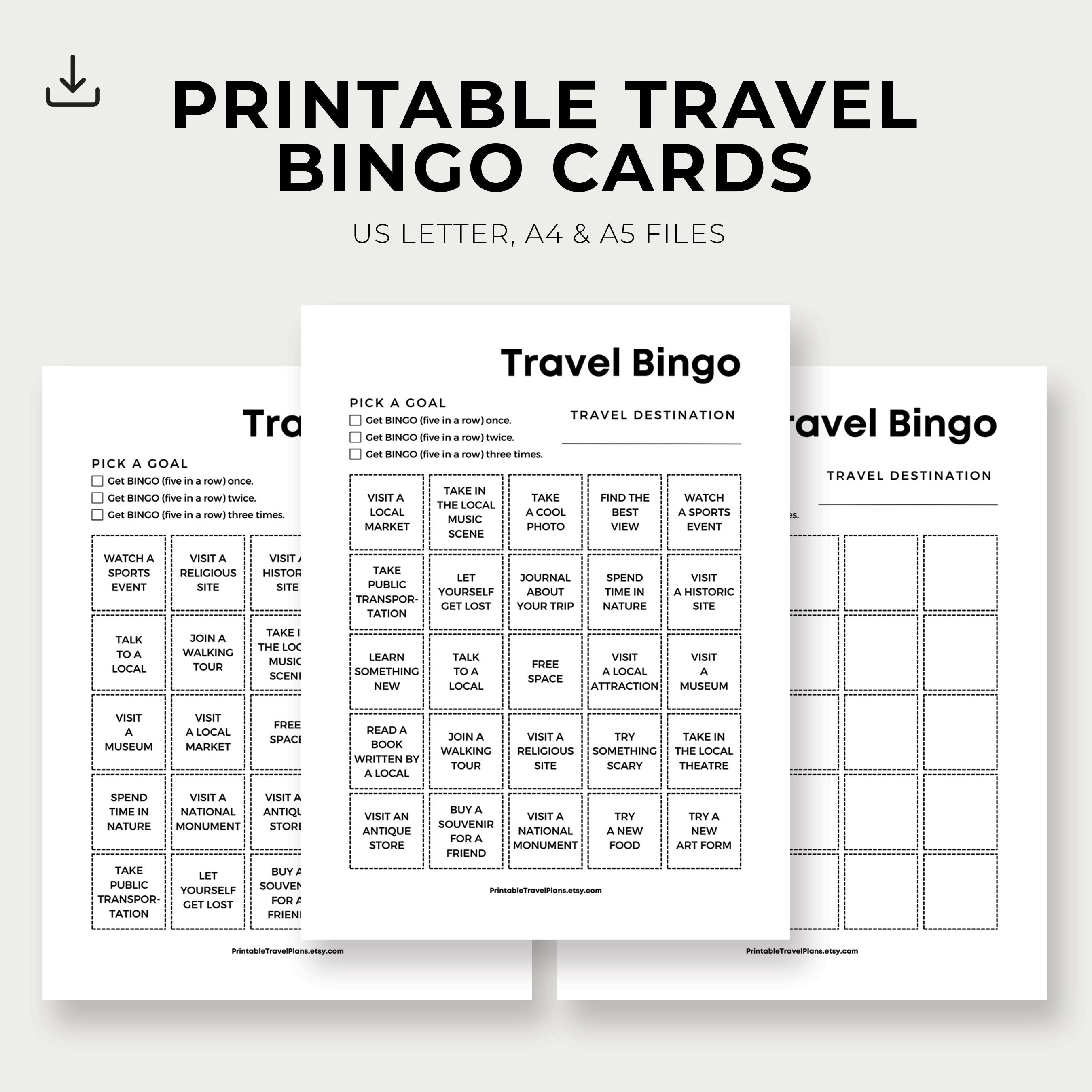 Printable Kids Travel Activities, Kids Travel Game, Travel Busy