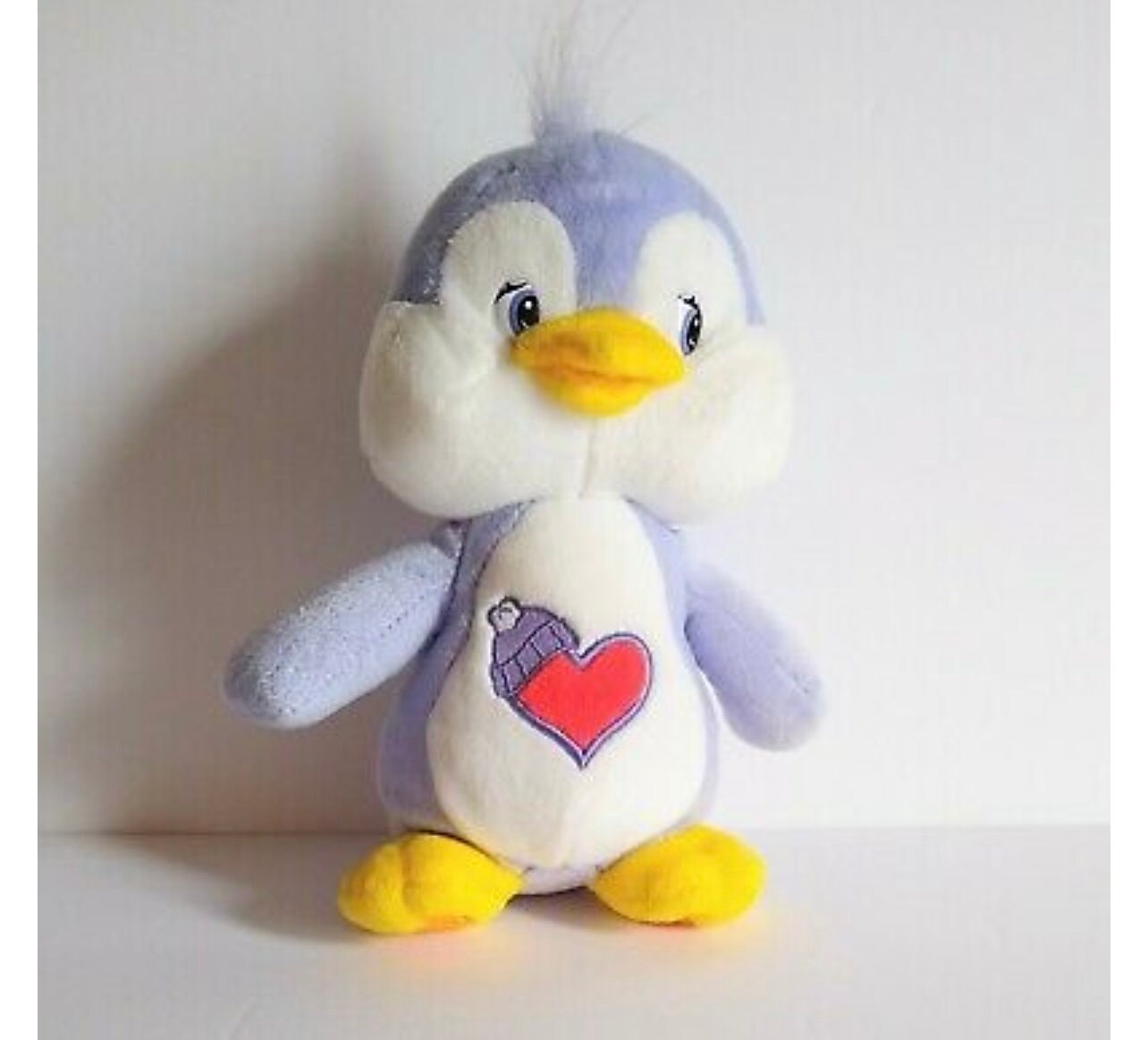 cozy heart penguin plush