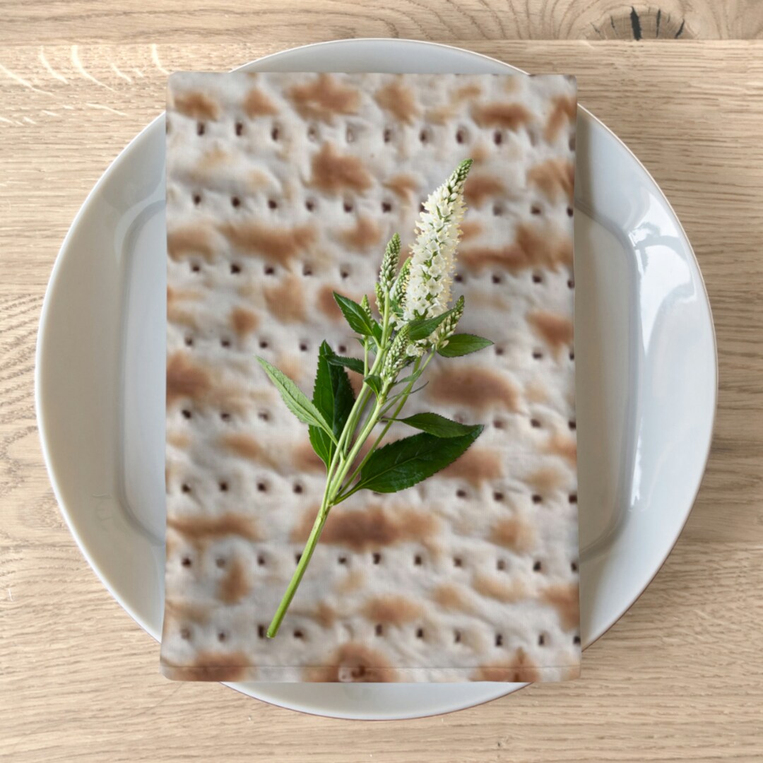 Fabric Matzo Napkins for Passover Seder Set of 4 Etsy